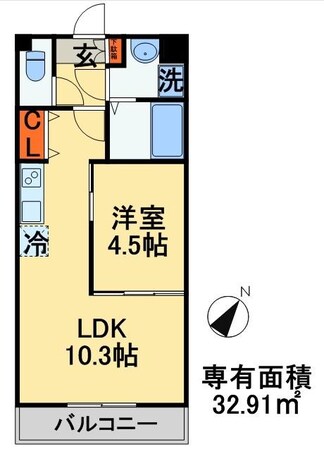 Regulus幕張の物件間取画像